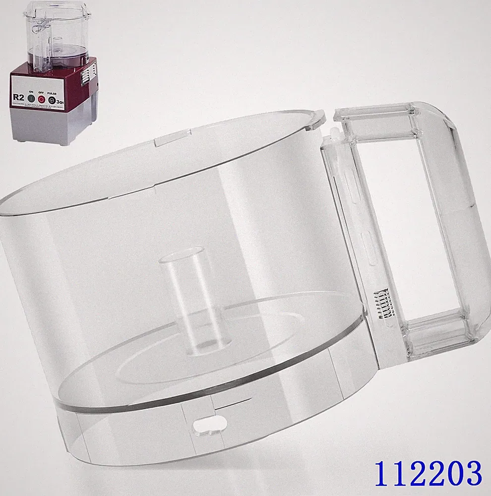 Replacement Bowl 112203 for Robot Coupe R2 Food Processor 3 Quart Clear Cutter