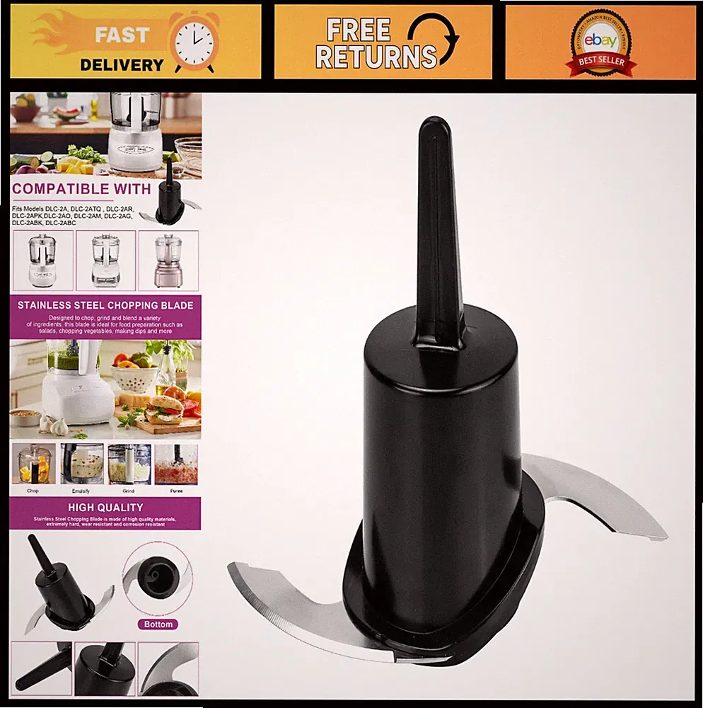 Replacement Chopping Blade for Cuisinart Mini Prep Plus Food Processor, Sharp &