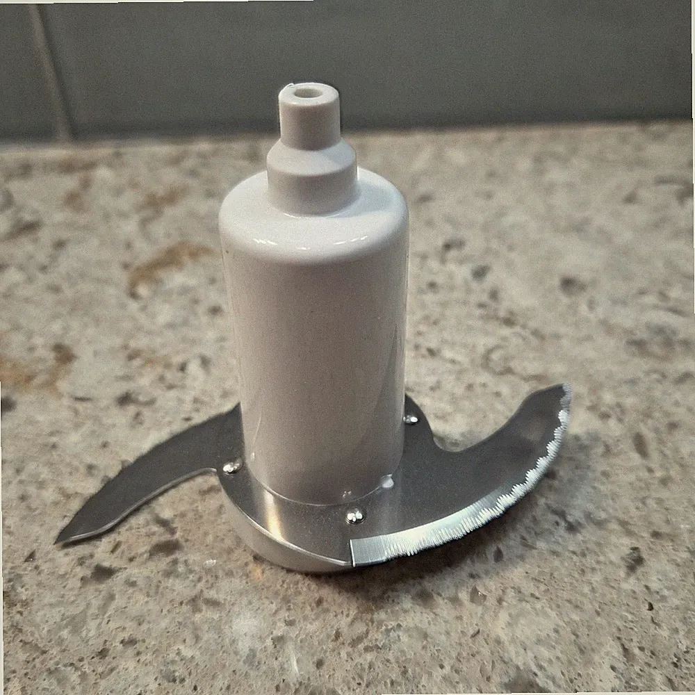 Replacement Food Processor Chopping Blade White Stainless Serrated 3.75in Tall