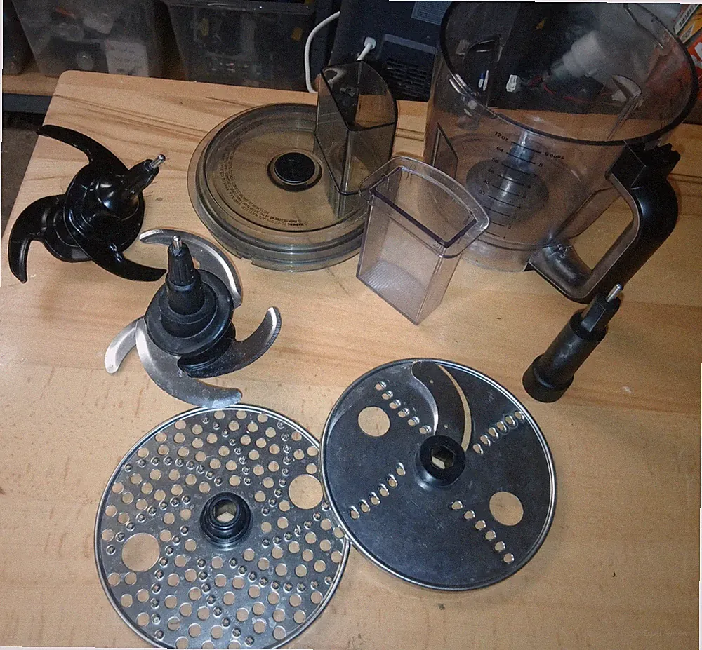 REPLACEMENT PARTS FOR NINJA FP601CO FOOD PROCESSOR : BLEND/LID/2X DISCS/2 BLADES