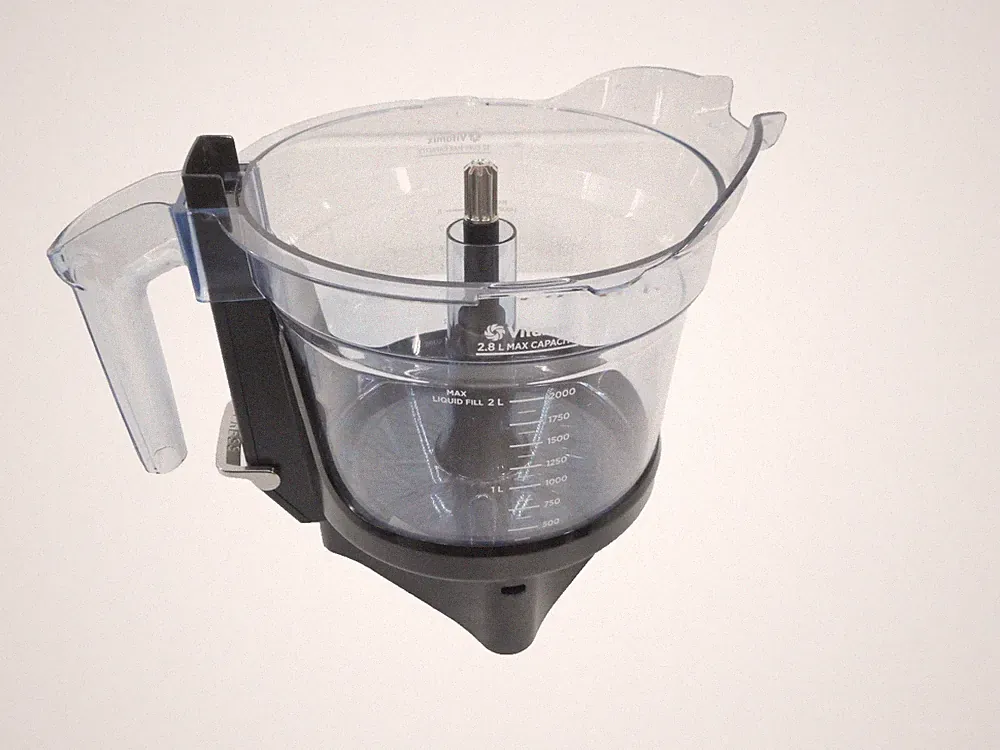 Replacement Tritan Work Bowl for Vitamix 12-Cup Food Processor Attachment