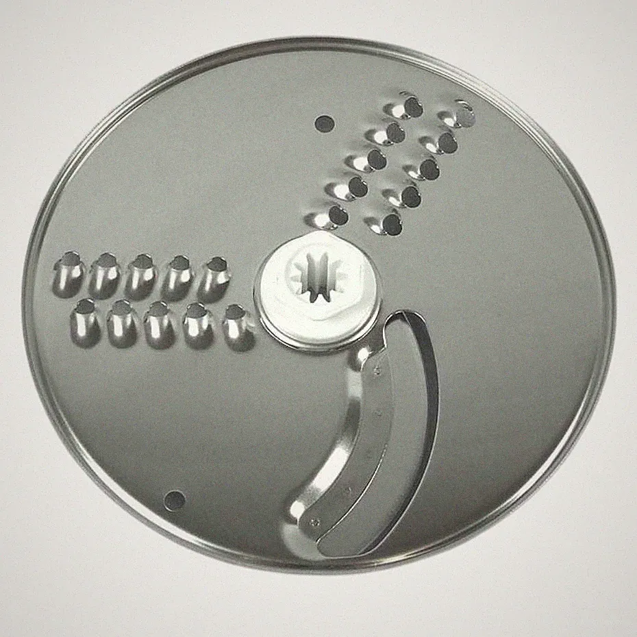 Reversible 2 In 1 Slicing 4mm Grating Disc White Hub For Kenwood Food Processors