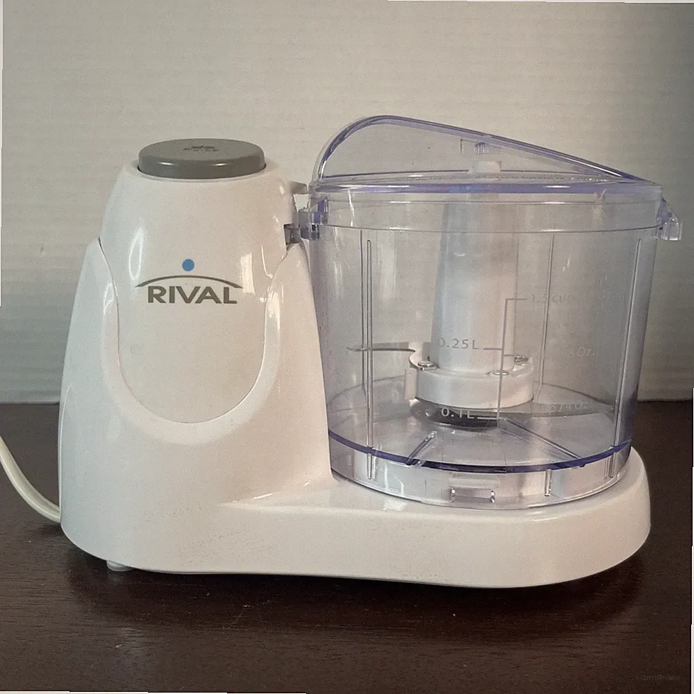 RIVAL 1.5 Cup Mini Food Chopper FPRVMC3002 Miniature Electric Food Processor