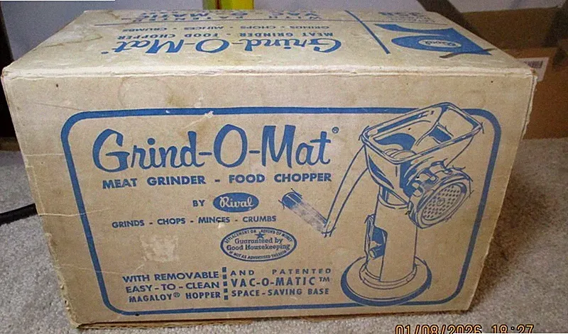 RIVAL GRIND-O-MAT FOOD PROCESSOR