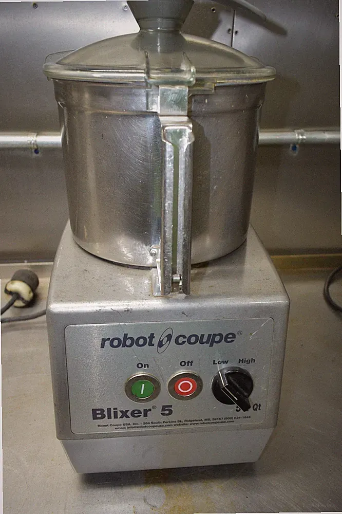 Robot Coupe Blixer 5 Food Processor w/ Blixer 6 7 Qt Bowl Lid & S Blade Tested
