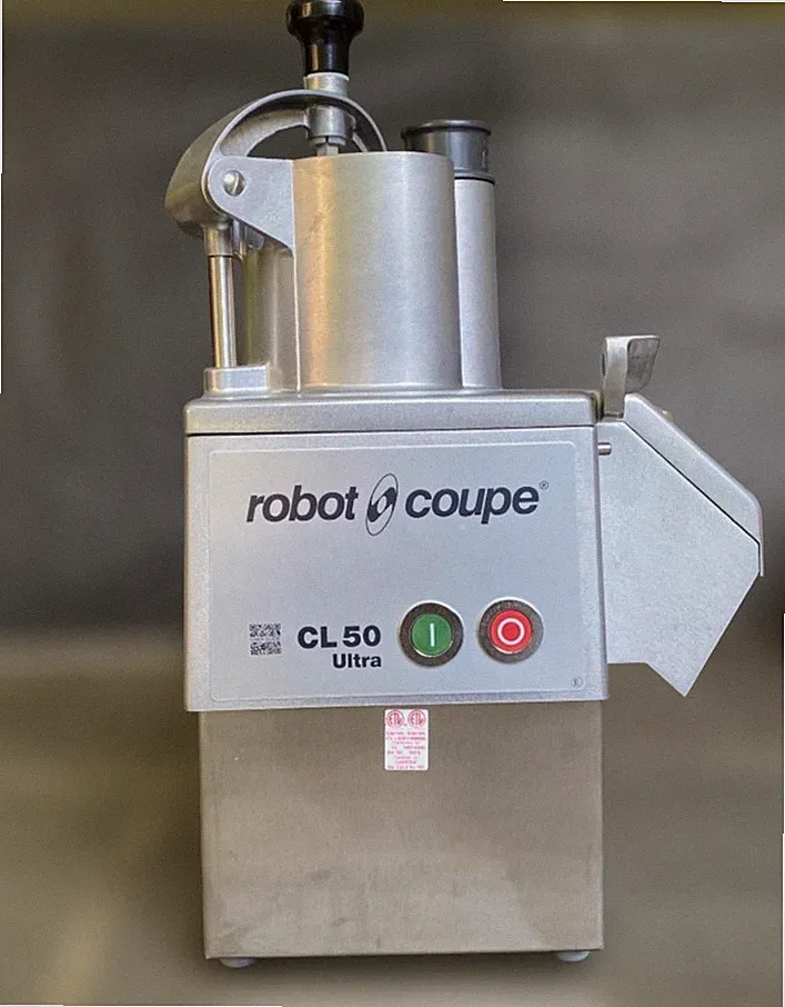 Robot Coupe CL50 Ultra Continuous Feed Food Processor with multiple discs