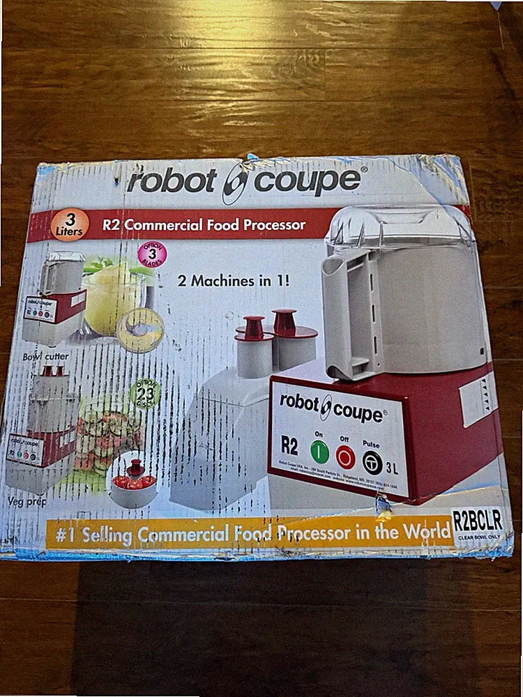 Robot Coupe R2 3L Commercial Combination Food Processor 1-Speed R2BCLR
