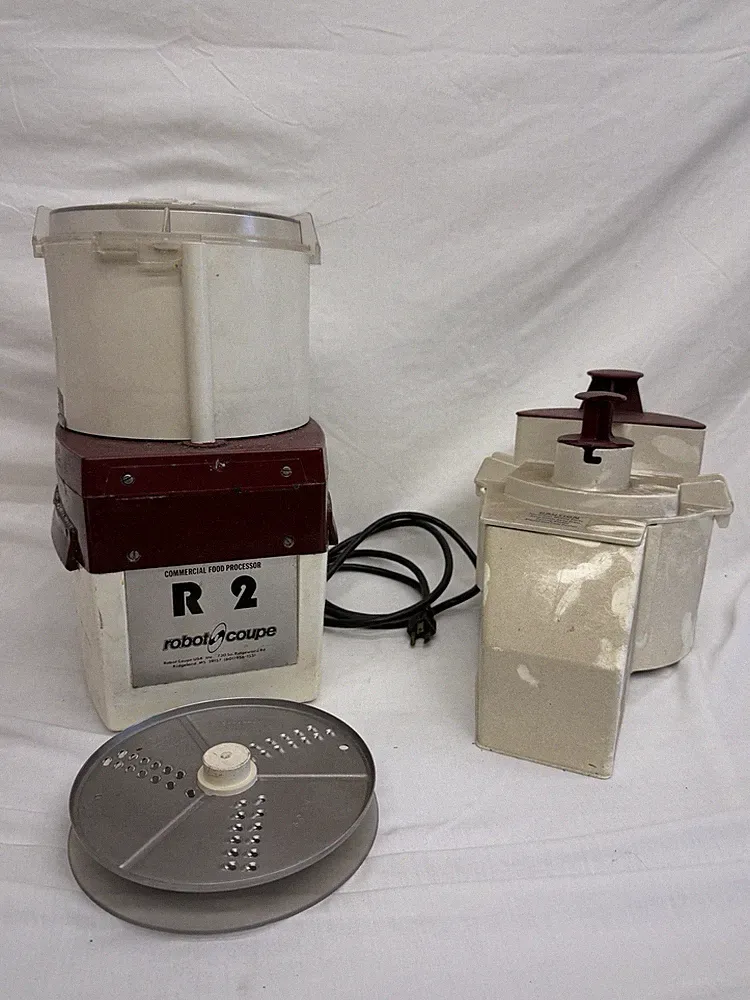 Robot Coupe R2 Continuous Feed Commercial Food Processor Works w Disc 120V