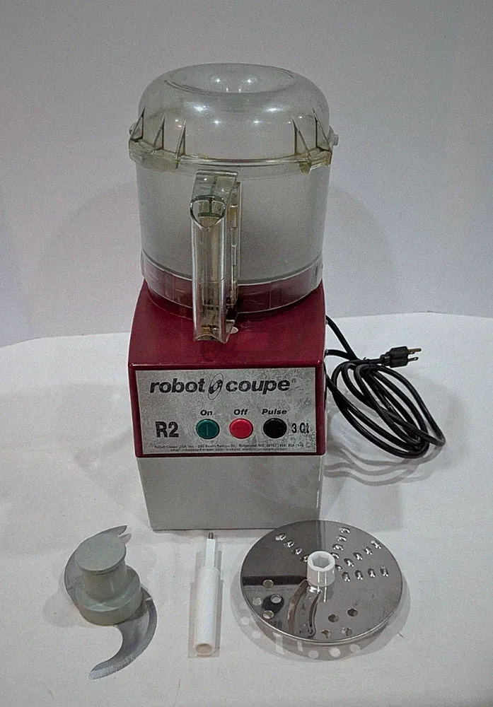 Robot Coupe R2 Food Processor 3 Qt Bowl S-Blade Chopping Disc Spindle Ships Free