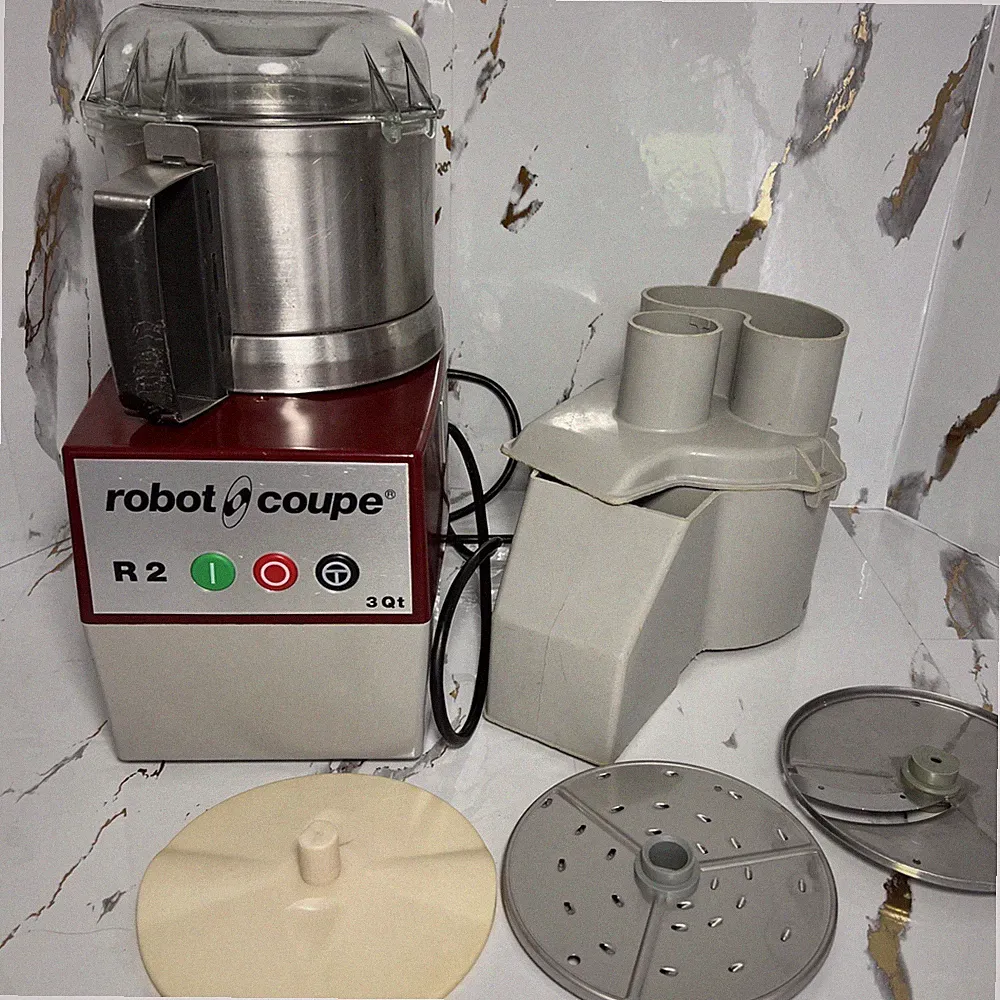 Robot Coupe R2 N Food Processor with Continuous Feed And Discs S Steel Bowl