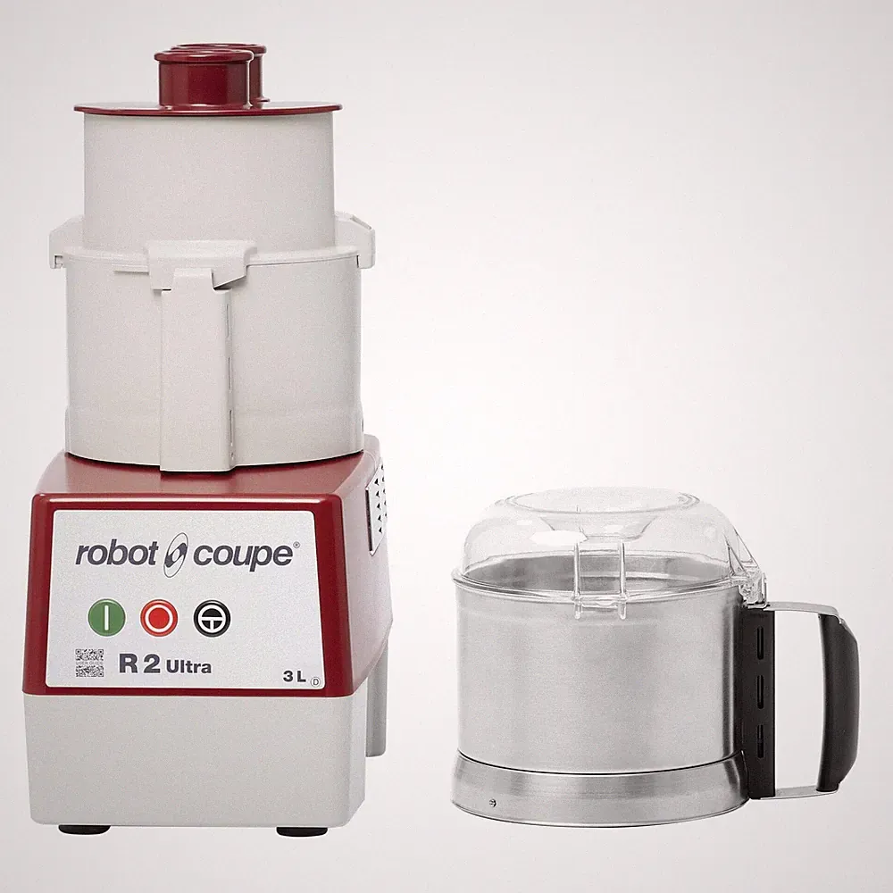 Robot Coupe R2N Combination Food Processor with 3 Qt. / 3 Liter Stainless Steel