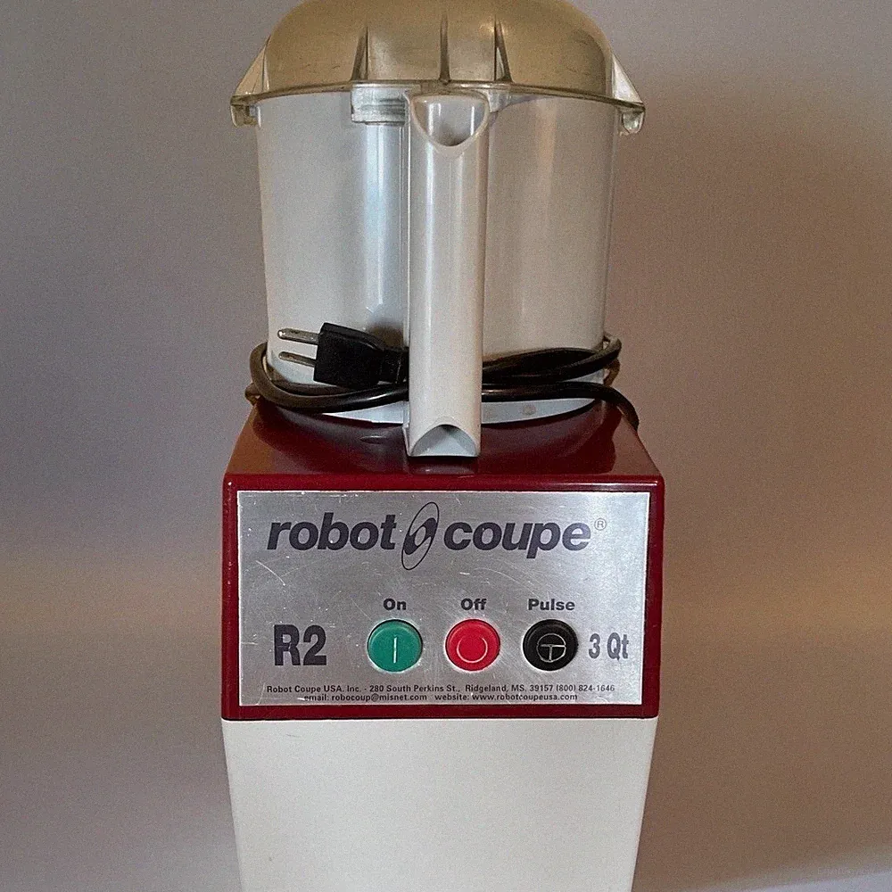 Robot Coupe R2N Commercial Food Processor 3 Qt Bowl w/ S Blade Tested