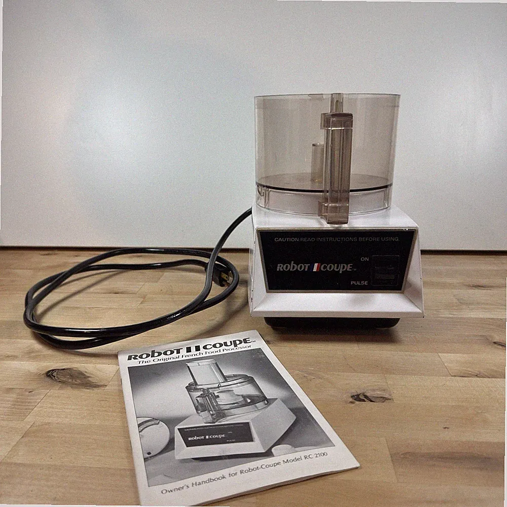 Robot Coupe RC 2100 Food Processor Made In France Rare Incomplete - Tested