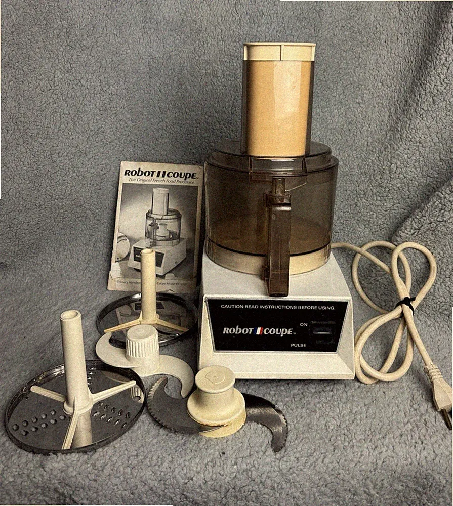 Robot Coupe RC Original Food Processor w/ Blades & Grater Great Shape Works