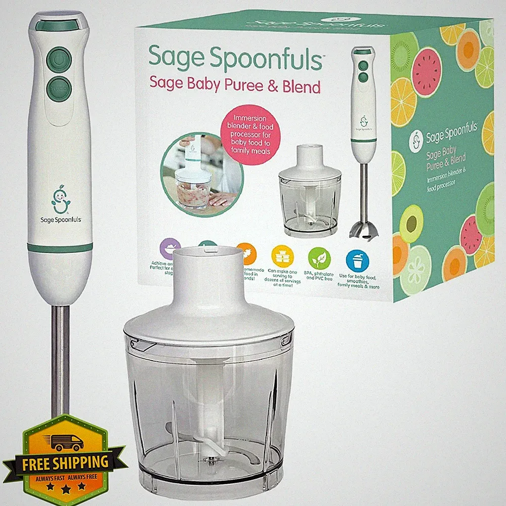 Sage Spoonfuls baby food maker blender white