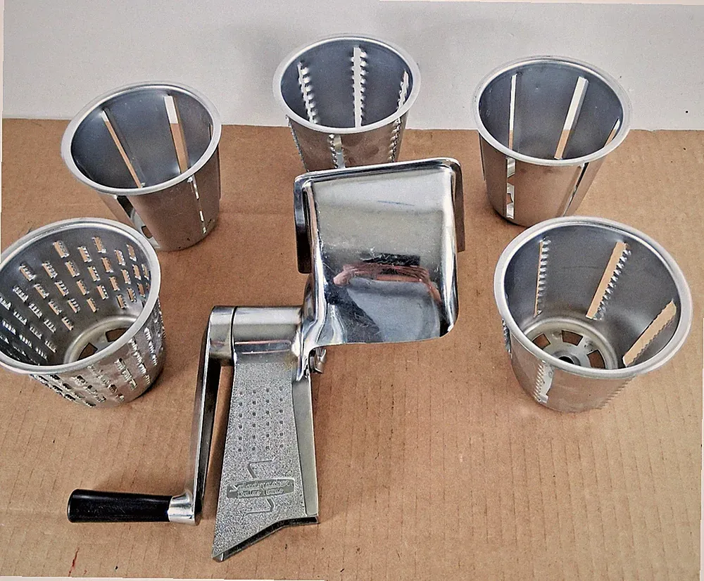 Saladmaster Food Processor Vegetable Slicer Shredder, 5 Cones No Base