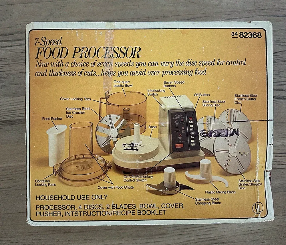 Sears Counter Craft 7‑Speed Food Processor 400.823602 Vintage USA New Sealed