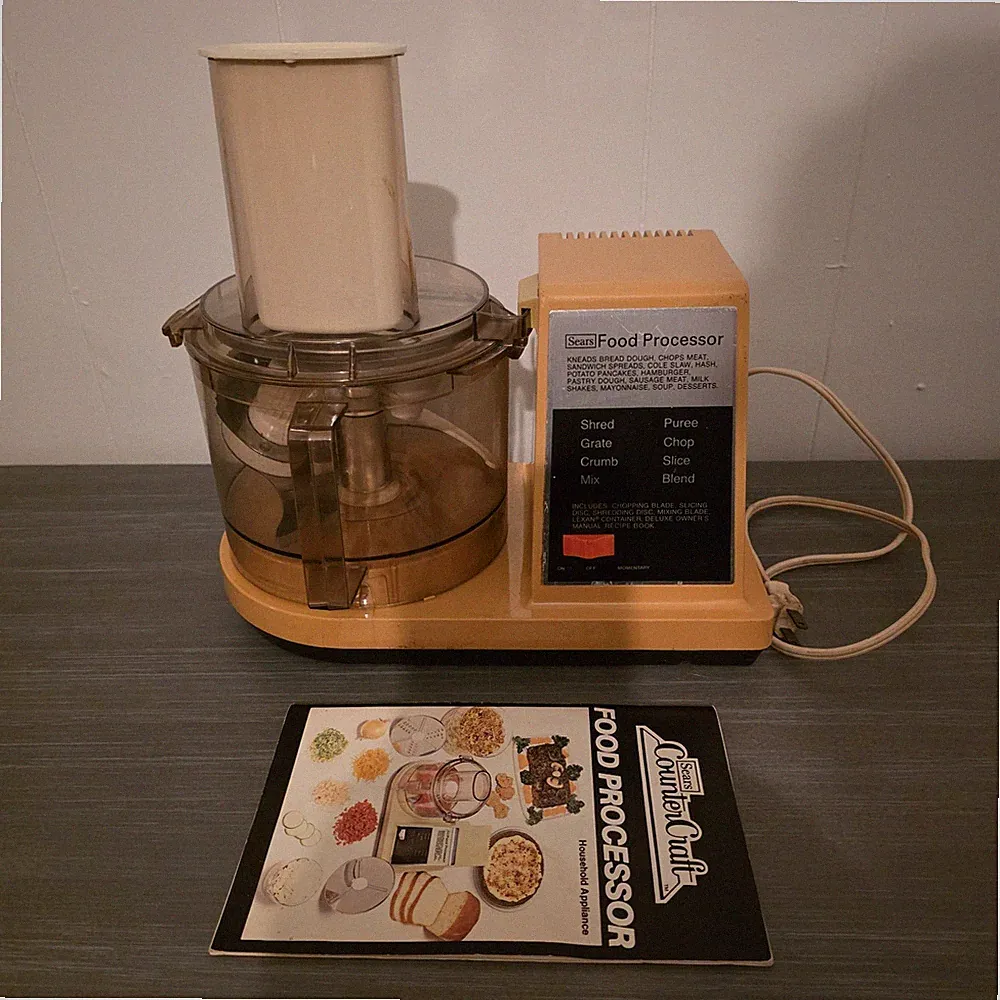 Sears Kenmore 7-Speed Counter Craft Food Processor Vintage
