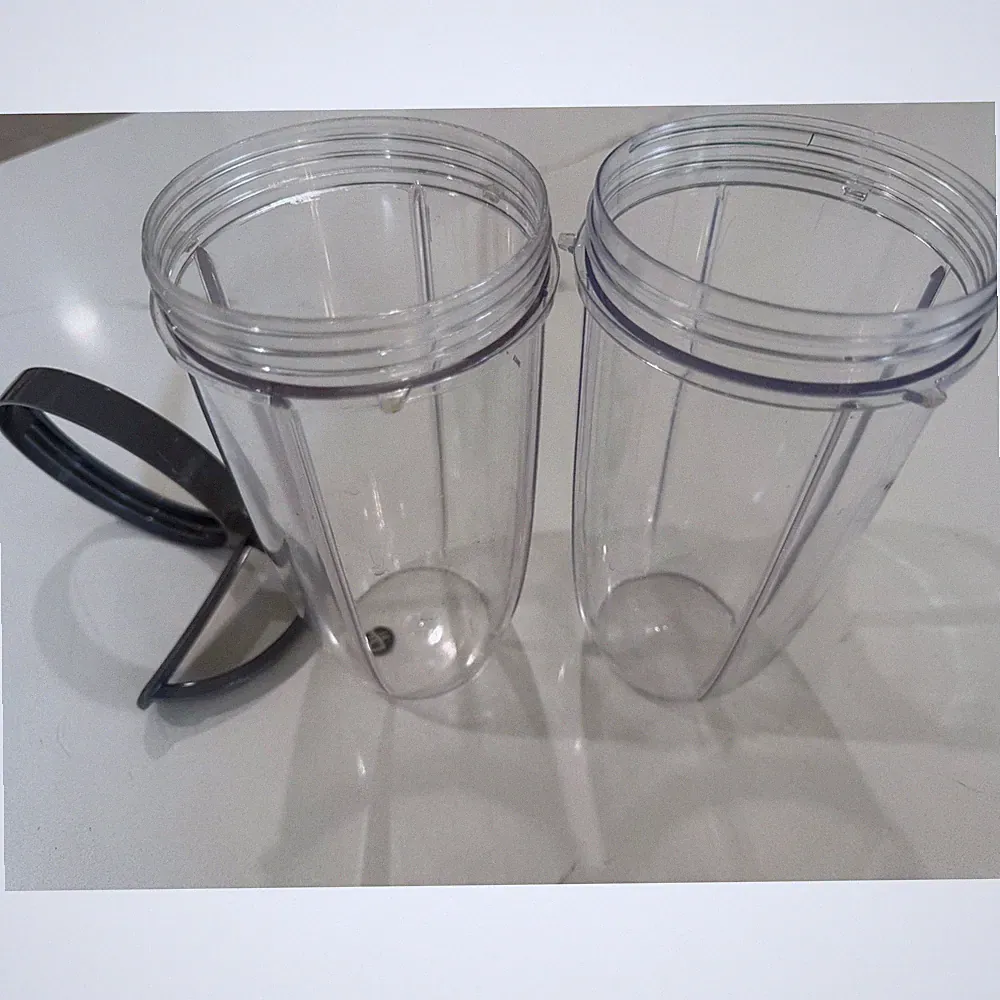 Set of 2 NutriBullet Cups 24 oz Blender Cups w/Handle Compatible Accessories
