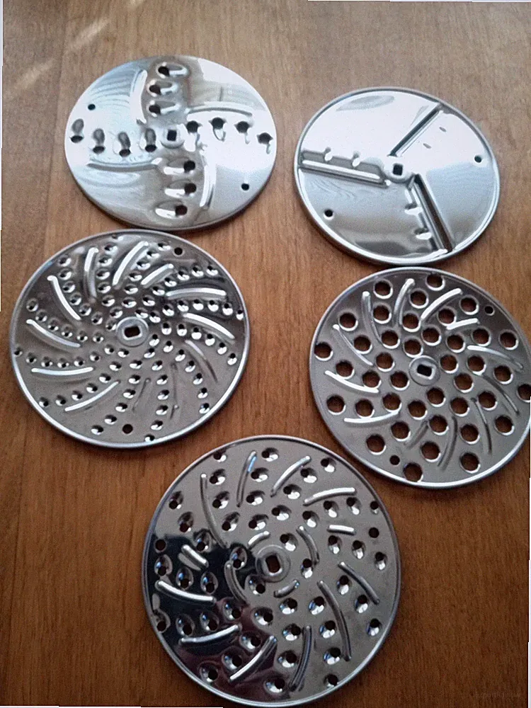 Set of 5 Manual Food Processor & Chopper Replacement Blades NEW