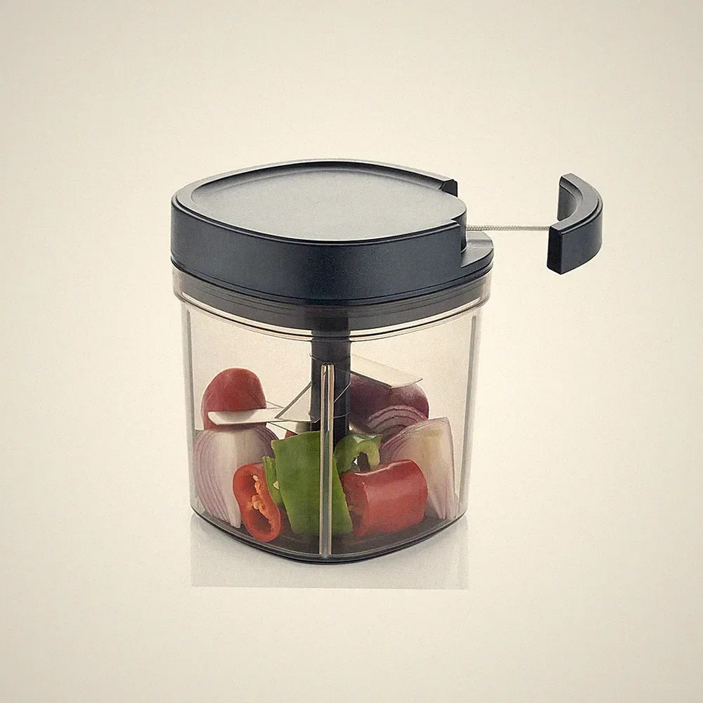 Signoraware Manual Food Processor Vegetable Chopper easy Pull Hand String Portab