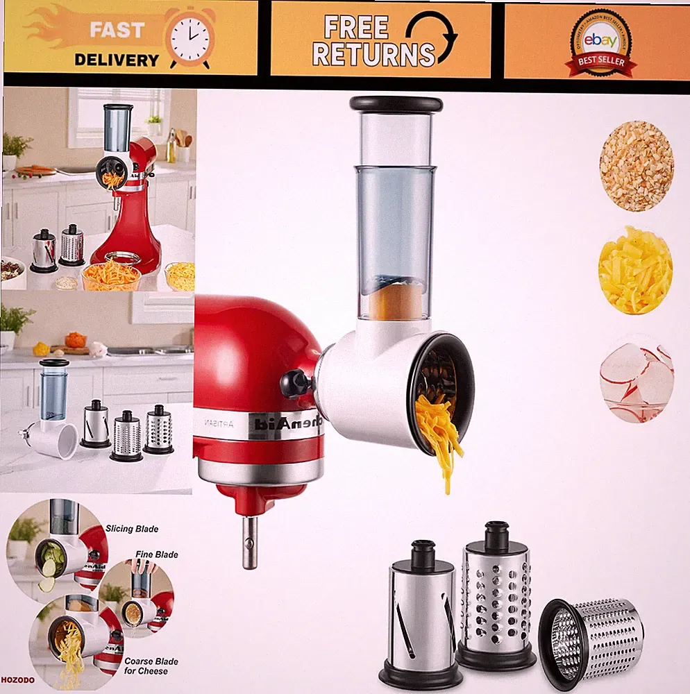 food processor shredder attachment