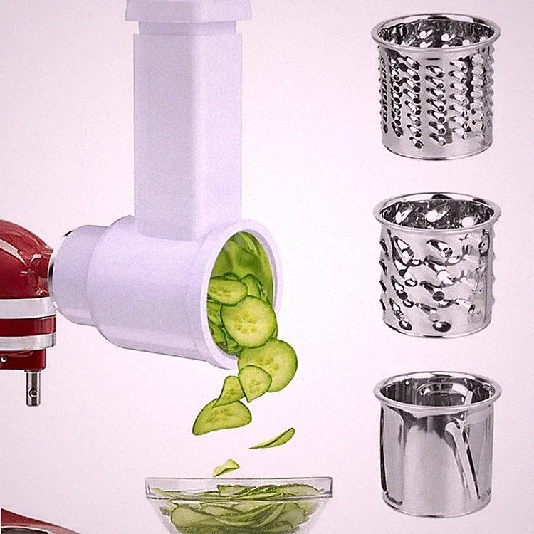 Slicer Shredder Attachments for KitchenAid Stand Mixer Cheese Grater Attachment