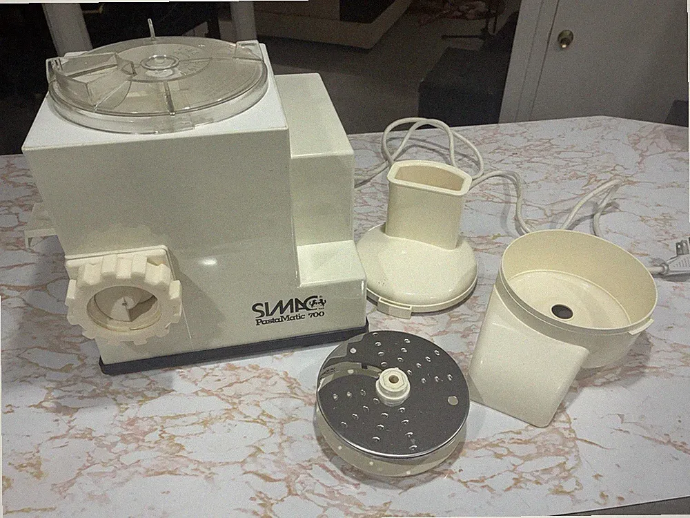 SMAC PastaMatic 700 Full-Size Food Processor 700W 7 Cup w/ Lid Disc UNTESTED