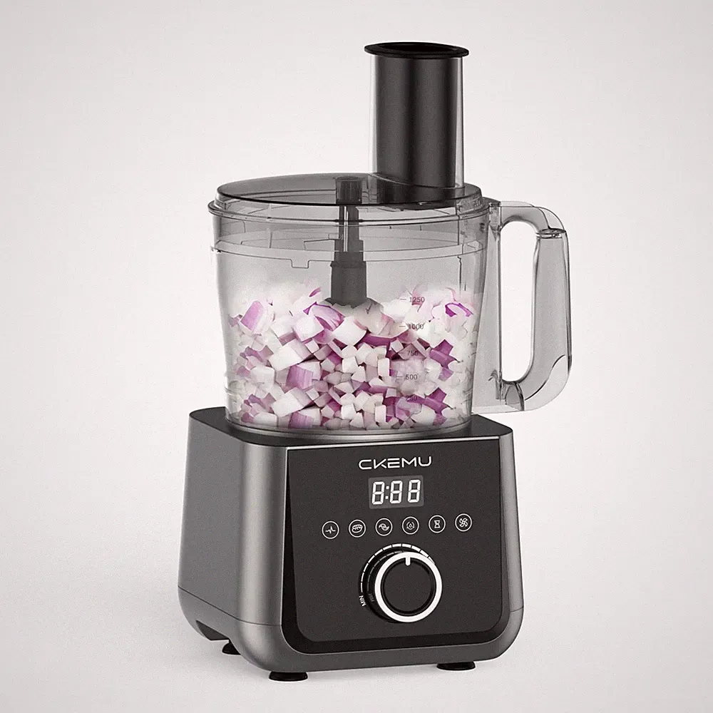 Smart Food Processor and Vegetable Chopper, 12 Cup Bowl, 6 Functions for Chop...