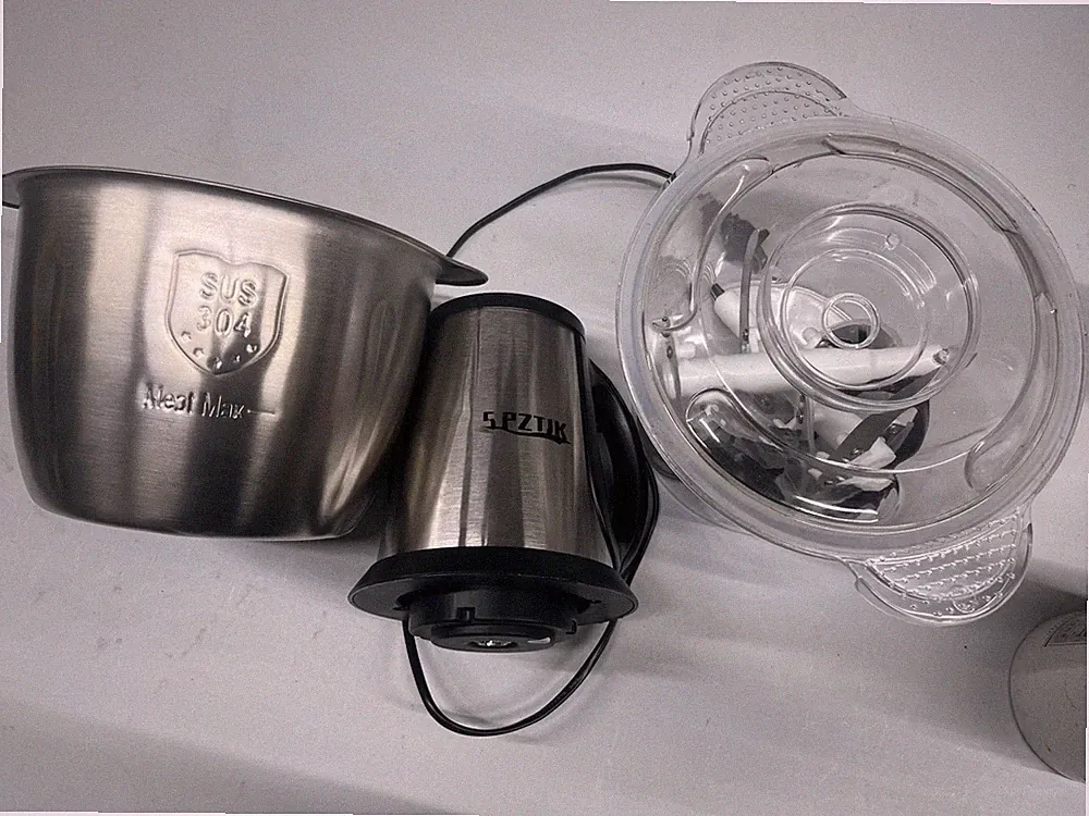 SPZTJK 3-Speed Electric Food Processor: Meat Grinder, Vegetable Chopper And Baby