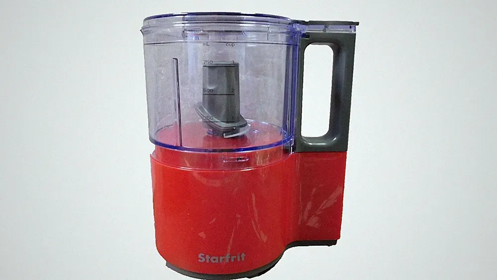 Starfrit Electric Oscillating Food Processor - 4 Cups - Red