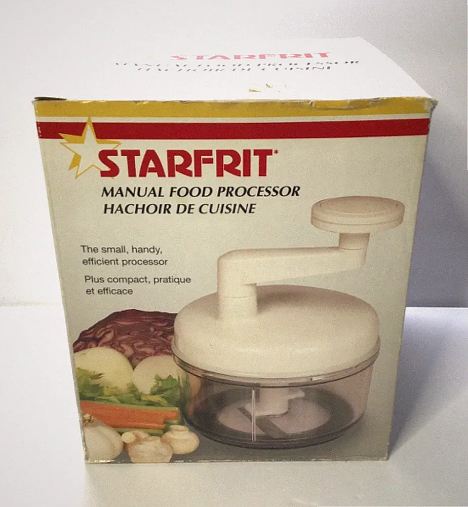 STARFRIT: MANUAL FOOD PROCESSOR - COMPACT FOOD PROCESSOR