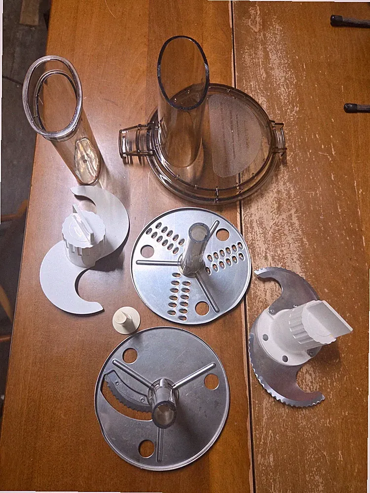 Sunbeam Le Chef Food Processor 14-11 Lid 4 Blades and Pusher Replacement Parts