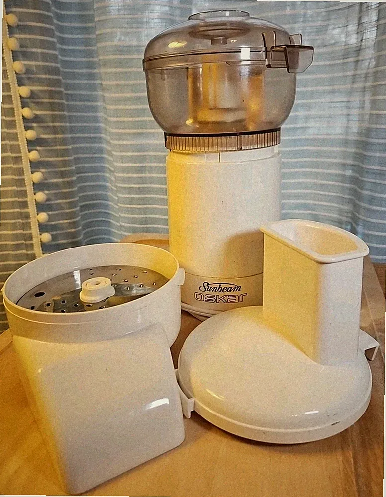Sunbeam Oskar #14081 Food Processor Chopper Made In France 500 Watts Vintage