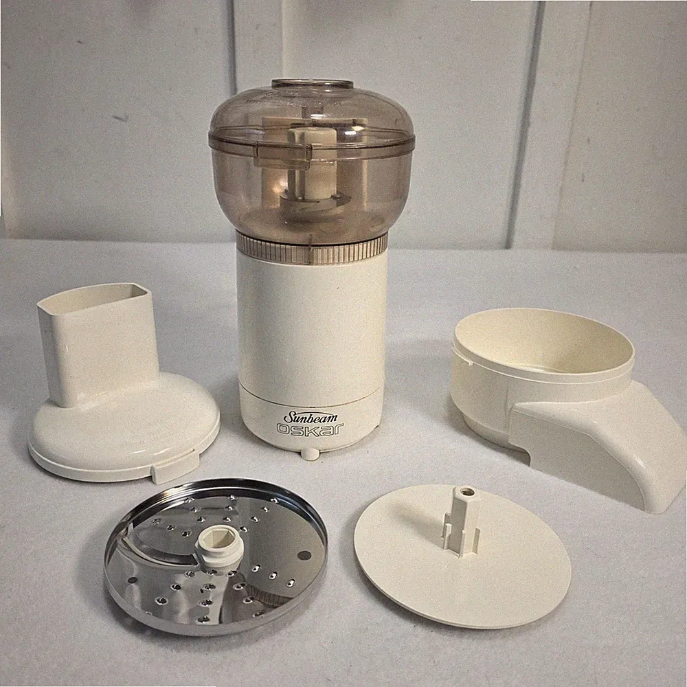 Sunbeam OSKAR Electric Food Processor Model 14081 Slicer Chopper France 1980's