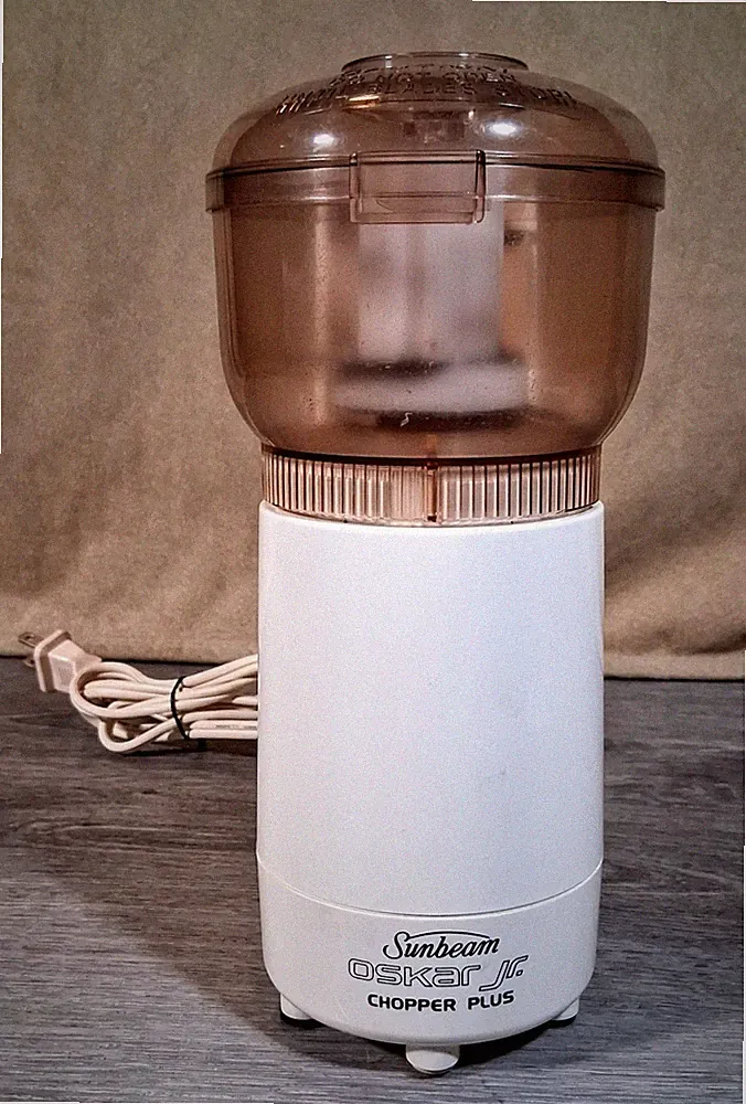 Sunbeam Oskar Jr. Chopper Plus mini food processor Vintage, Tested