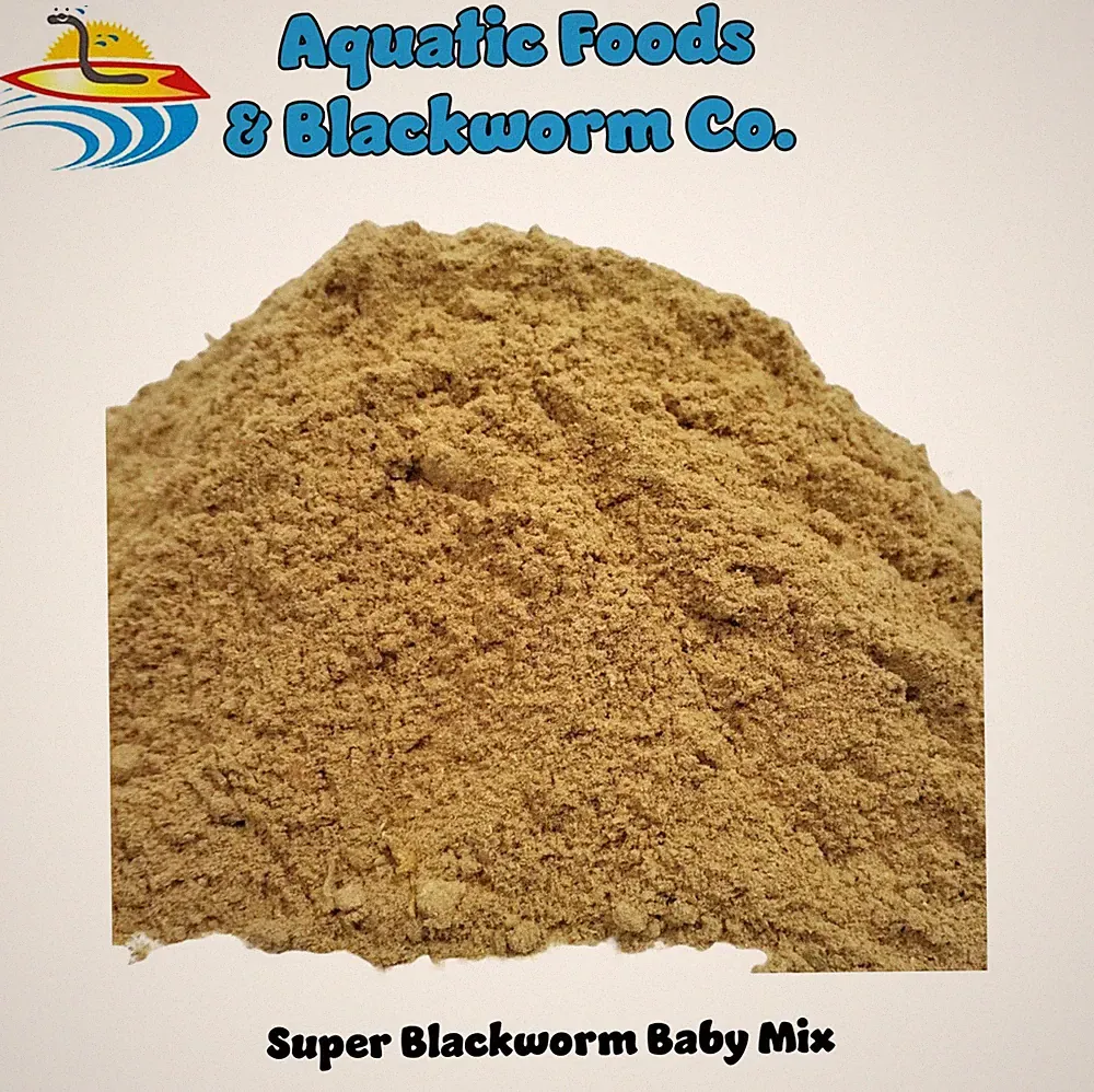 Super Blackworm Baby Mix, Ultra Fry & Baby Food With Pro Growth