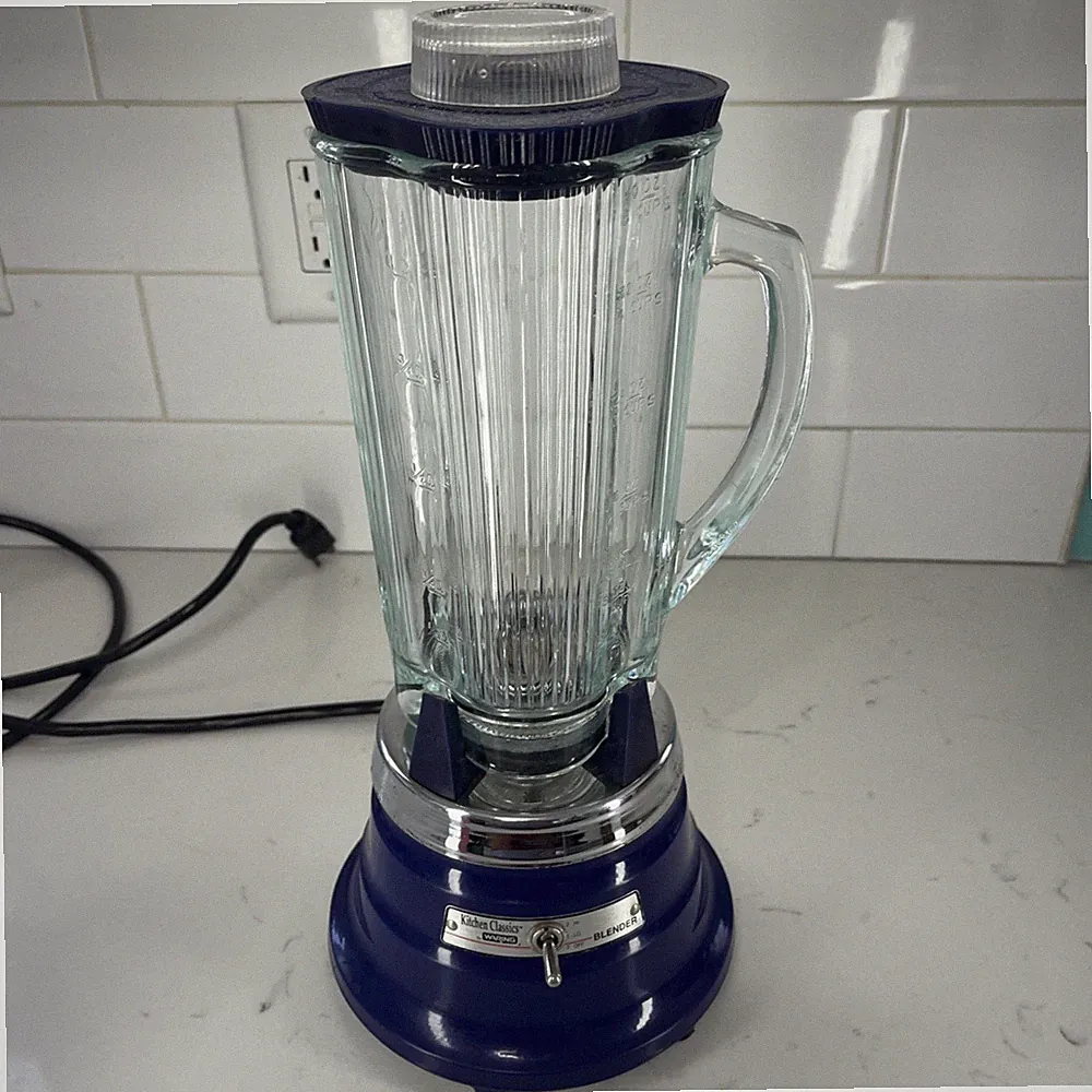 Tested Waring 2 Speed Kitchen Classics Blender 2 Speed Coblat Blue Cleaned