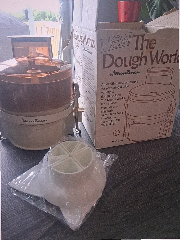 The Dough Works 514 Attachment by Moulinex for Process La Machine Models 390 354