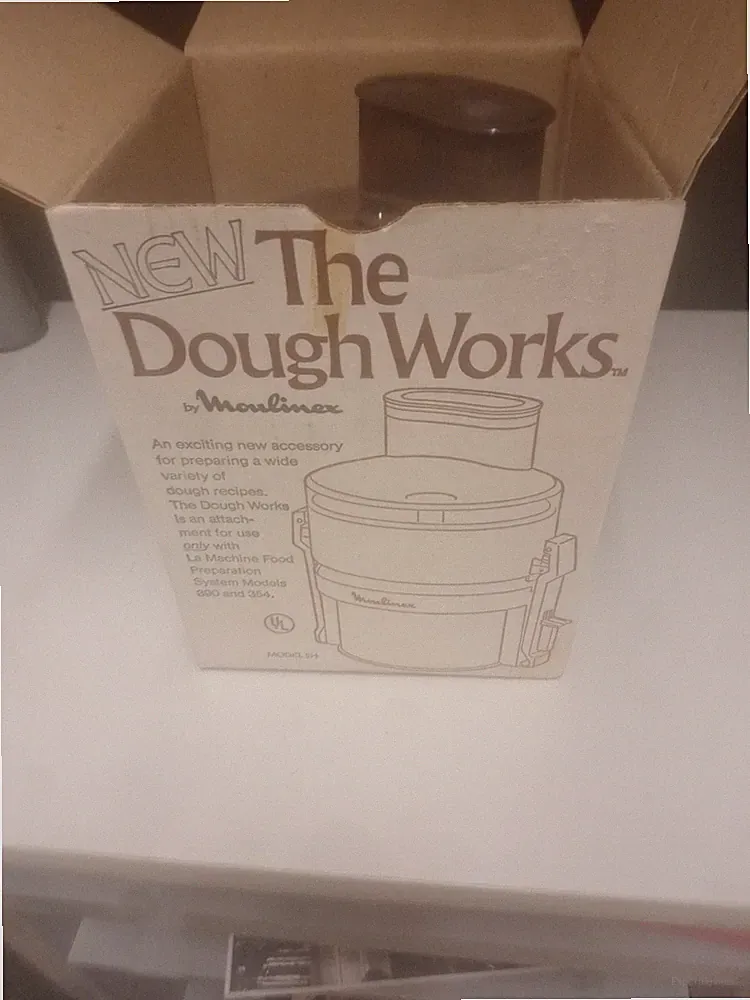 The Dough Works 514 Attachment by Moulinex for Process La Machine Models 390 354