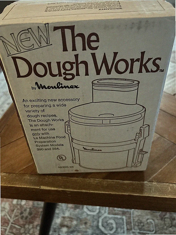 The Dough Works 514 Attachment by Moulinex for Process La Machine Models 390 354