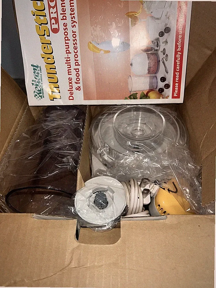 ThunderStick Pro Blender & Food Processor System NEW Thane Housewares Reliant