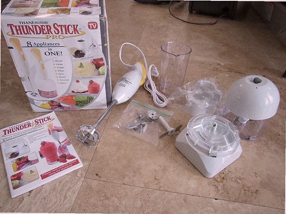 ThunderStick Pro deluxe multi-purpose blender, food processor