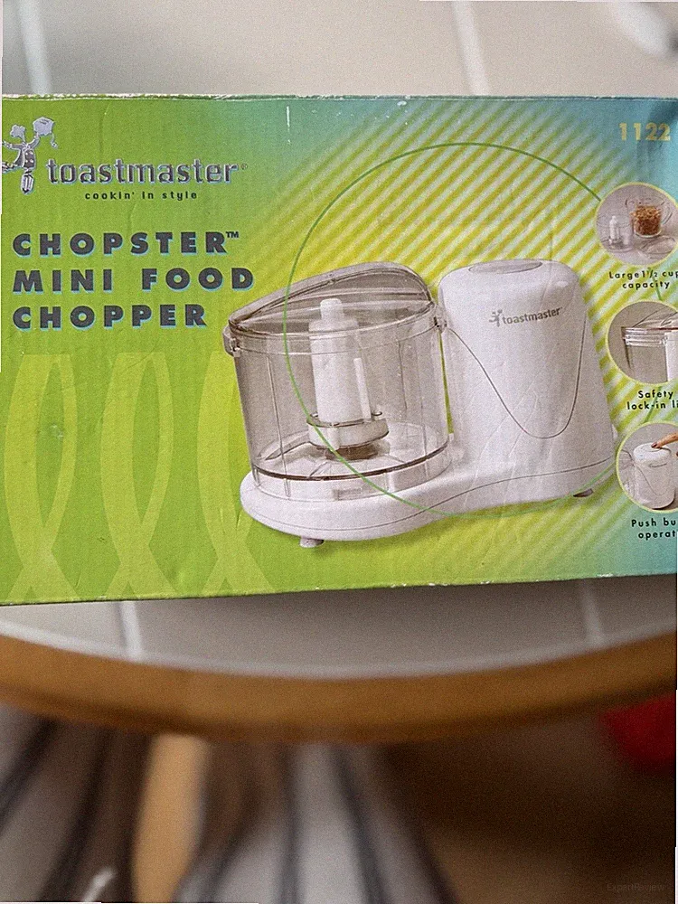 Toastmaster 1.5-Cup Mini Electric Food Chopper Processor TM-67MCKL