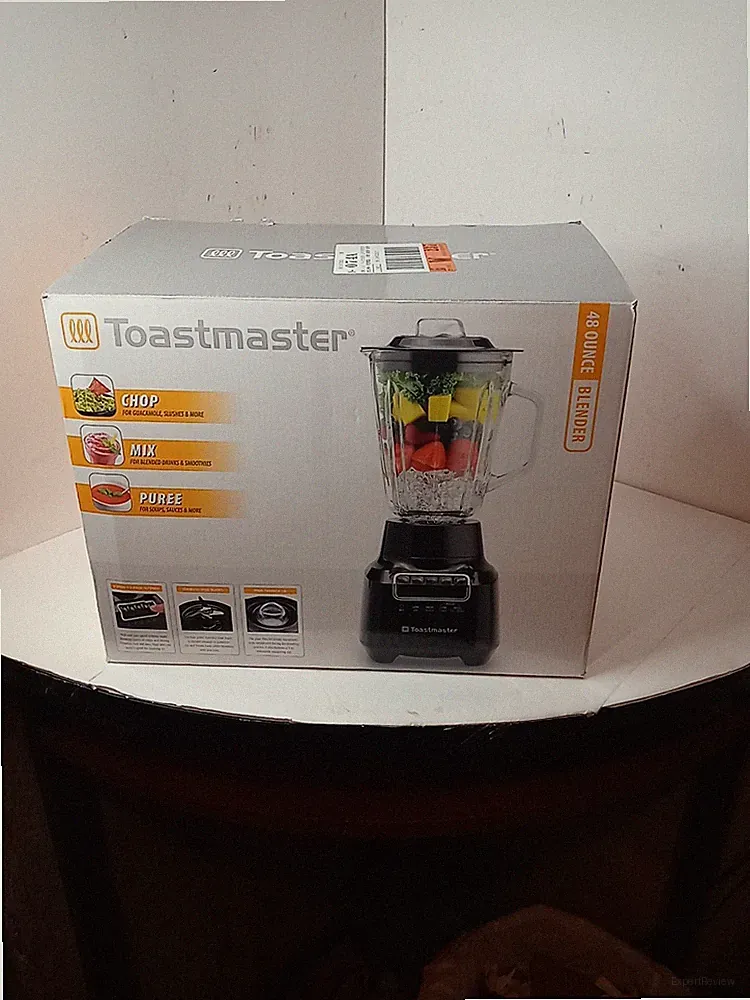 Toastmaster 2 Speed + 2 Pulse Set Blender with 48 Oz Glass Jar - Chop/Mix/Puree