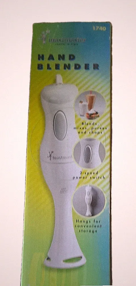 Toastmaster 2-Speed Immersion Stick Hand Held Blender Model 1740 Clean & Tested