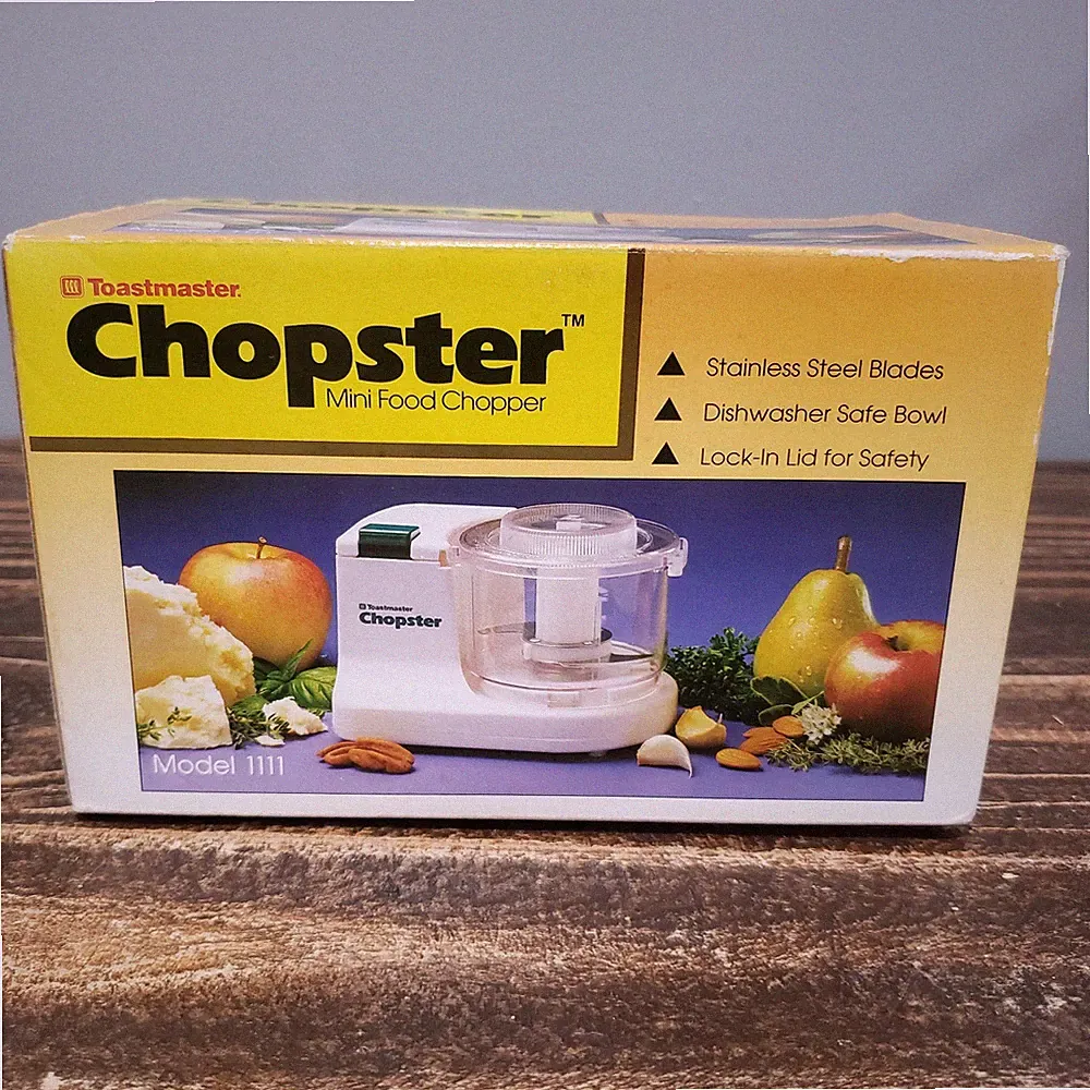 Toastmaster Chopster Mini Food Chopper Electric Food Processor New Vintage