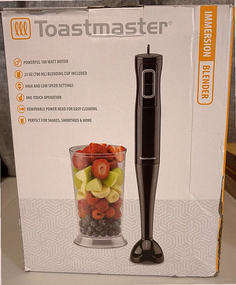 Toastmaster IMMERSION BLENDER Model TM-2021B NEW IN BOX