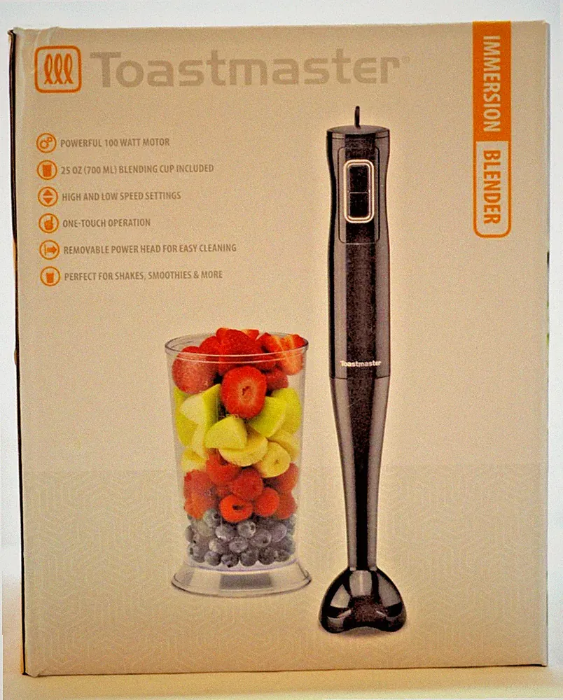 Toastmaster Immersion Blender TM-2021B 100W 600ml Cup