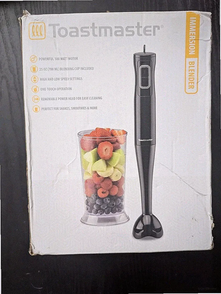 Toastmaster Immersion Blender W/ Blending Cup One Touch NEW
